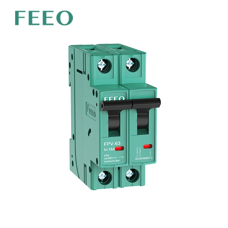 DC MCB 2P 550VDC 10KA Leistungsschalter