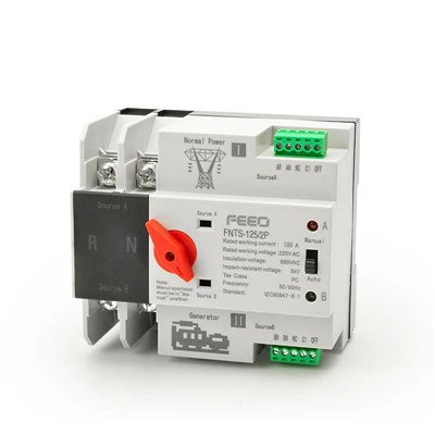 AC ATS Double Power Source Automatic Switch 2P Rot