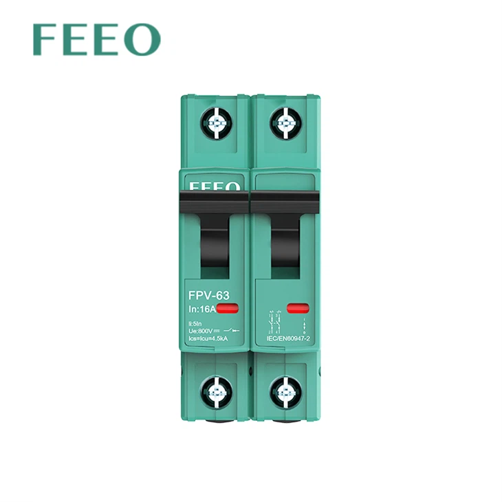 FEEO PV DC-Leistungsschalter für Sonnensystem 5 kW 10 kW MCB