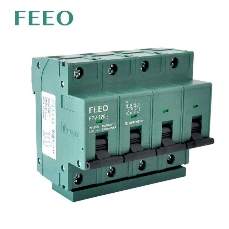 Leistungsschalter 4p 1000V 125A für Solaranlage